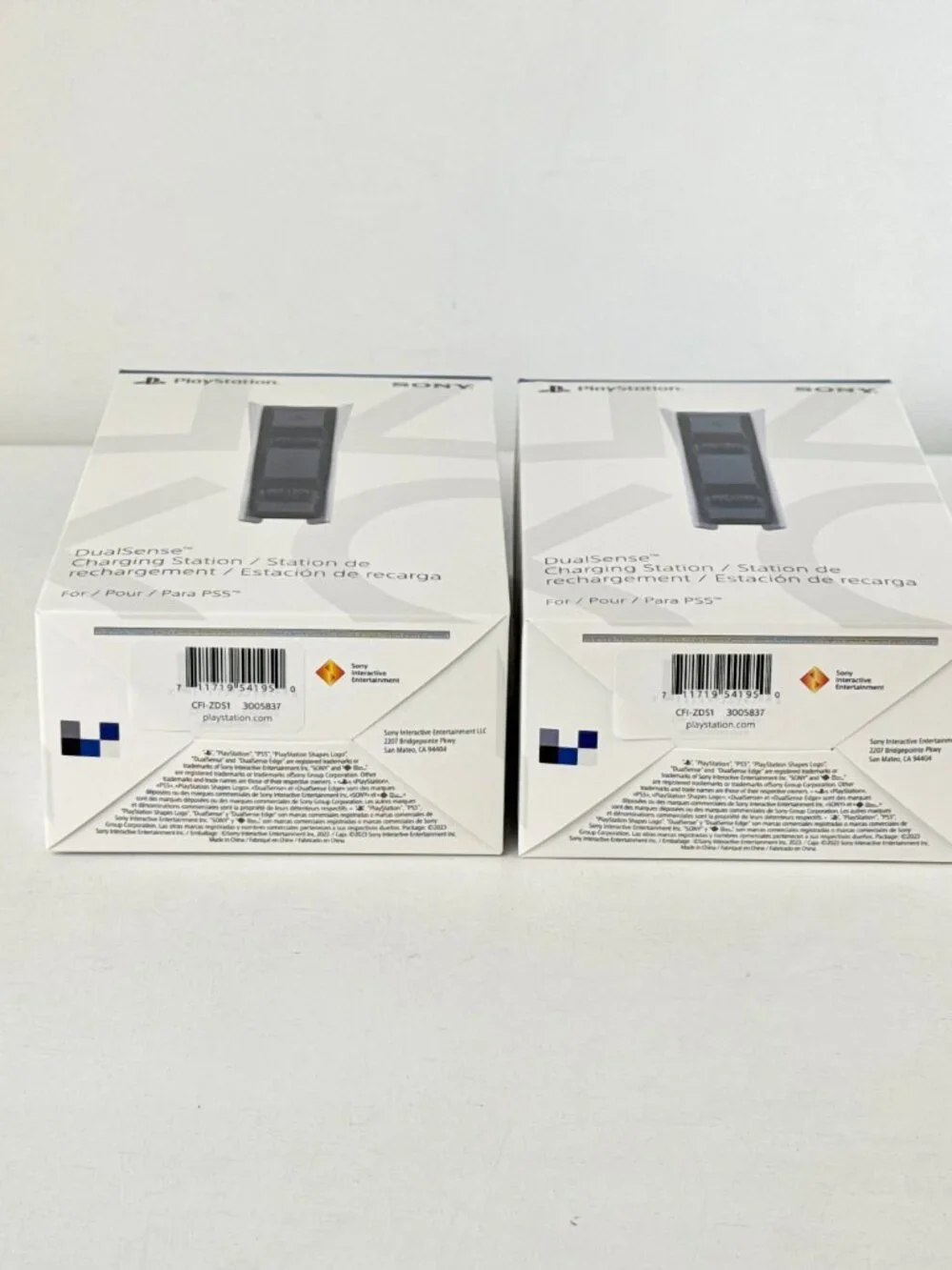 2Pcs - Sony Playstation 5 (PS5) DualSense Charging Station - BOX ONLY